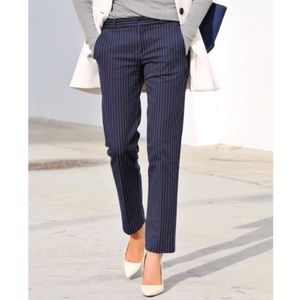 Banana Republic Navy Pinstripes Pants